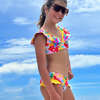 Alessandra Ruffle Neck Sleeveless Bikini, Cocos Island - Two Pieces - 3