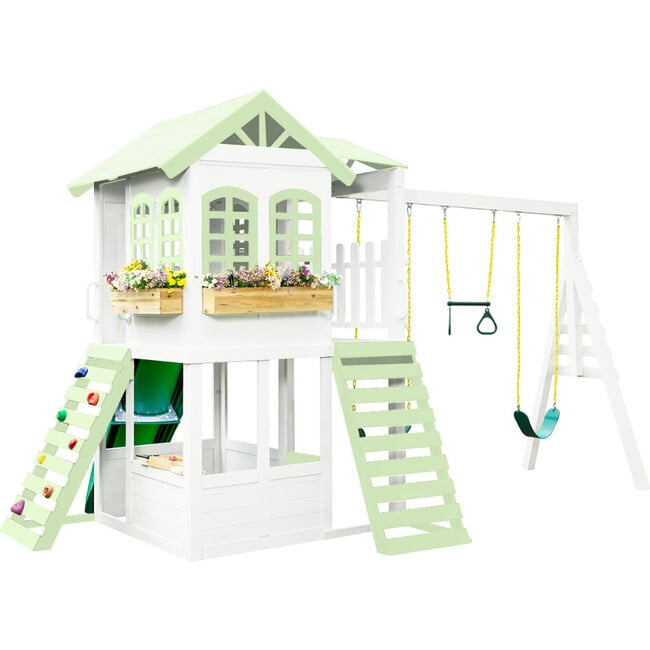 Reign Two Story Playhouse Custom Color - Playhouses - 2