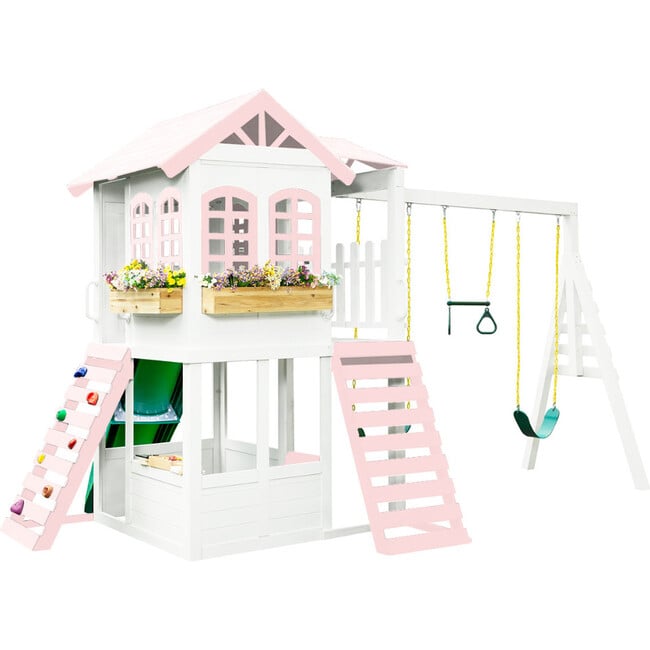 Reign Two Story Playhouse Custom Color - Playhouses - 3