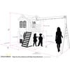 Reign Two Story Playhouse Custom Color - Playhouses - 7