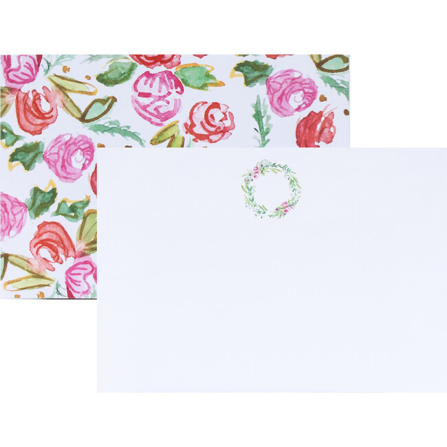 Note Cards, Floral Wreath