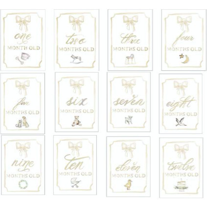 Monthly Milestone Cards, Neutral - Paper Goods - 1
