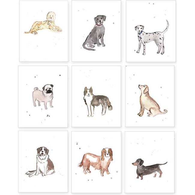 Dogs Print Set, Set of 9 - Wall Décor - 2