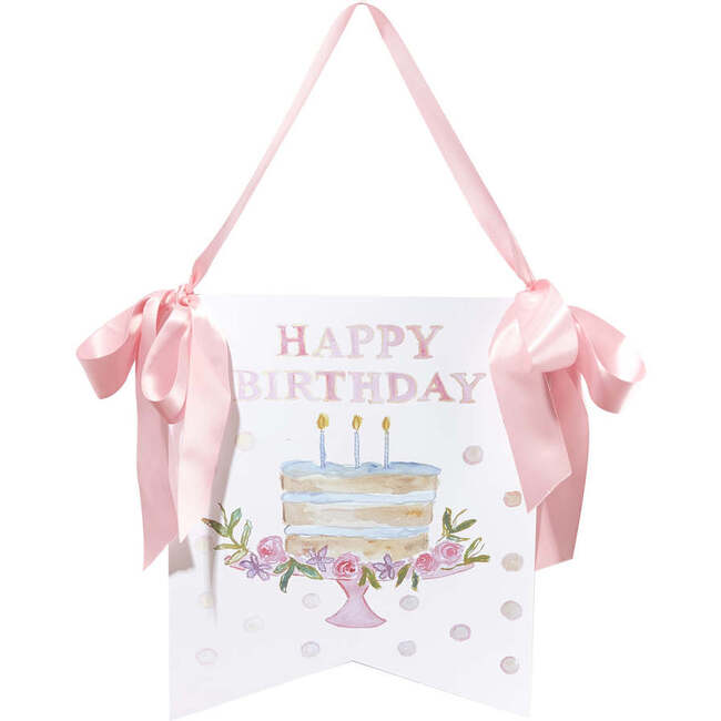 Birthday Cake Hanger, Pink