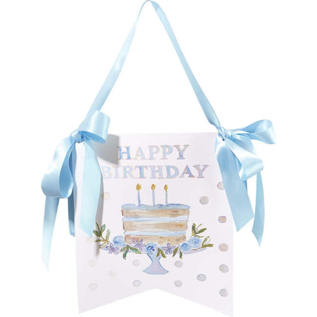 Birthday Cake Hanger, Blue