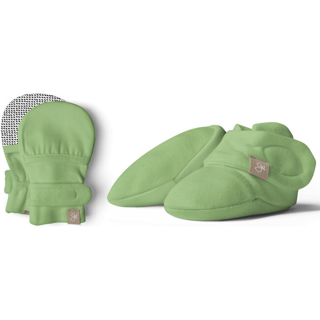 Stay On Baby Mitts & Boots Set, Matcha