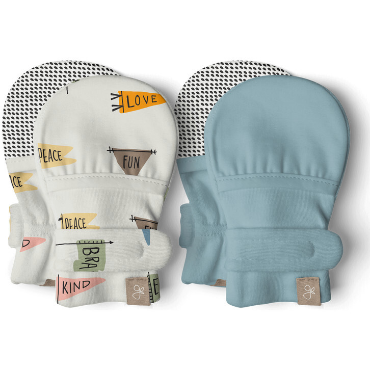 Stay On 2-Pack Mitts, Affirmations + Poolside - Mitts - 1