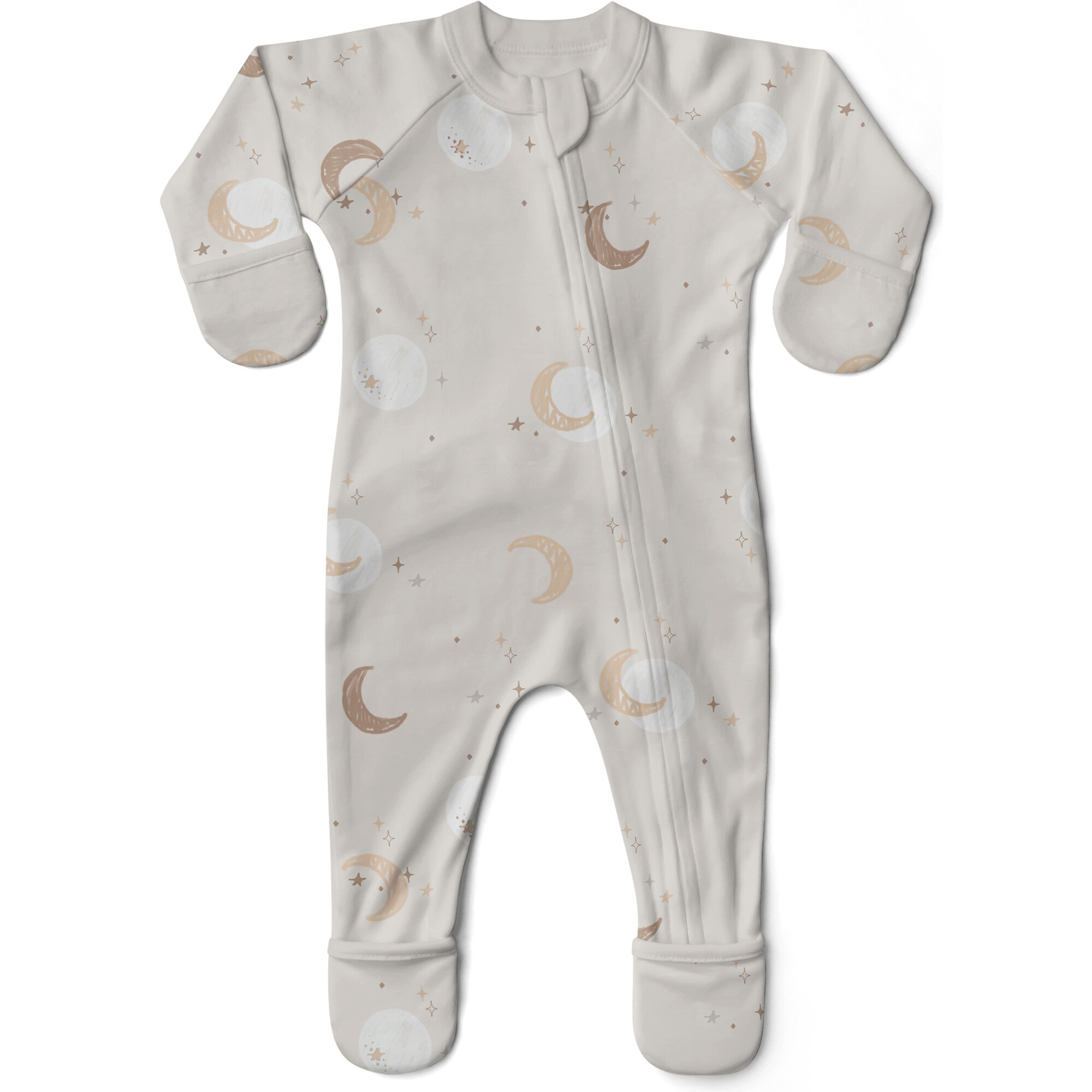 Grow With You Footie + Snug Fit, Luna - Footie Pajamas - 1