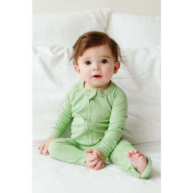 Grow With You Footie + Snug Fit, Matcha - Footie Pajamas - 2