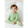 Grow With You Footie + Snug Fit, Matcha - Footie Pajamas - 2