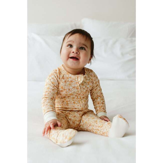 Grow With You Footie + Snug Fit, Wildflower - Footie Pajamas - 3