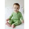 Grow With You Footie + Snug Fit, Matcha - Footie Pajamas - 3