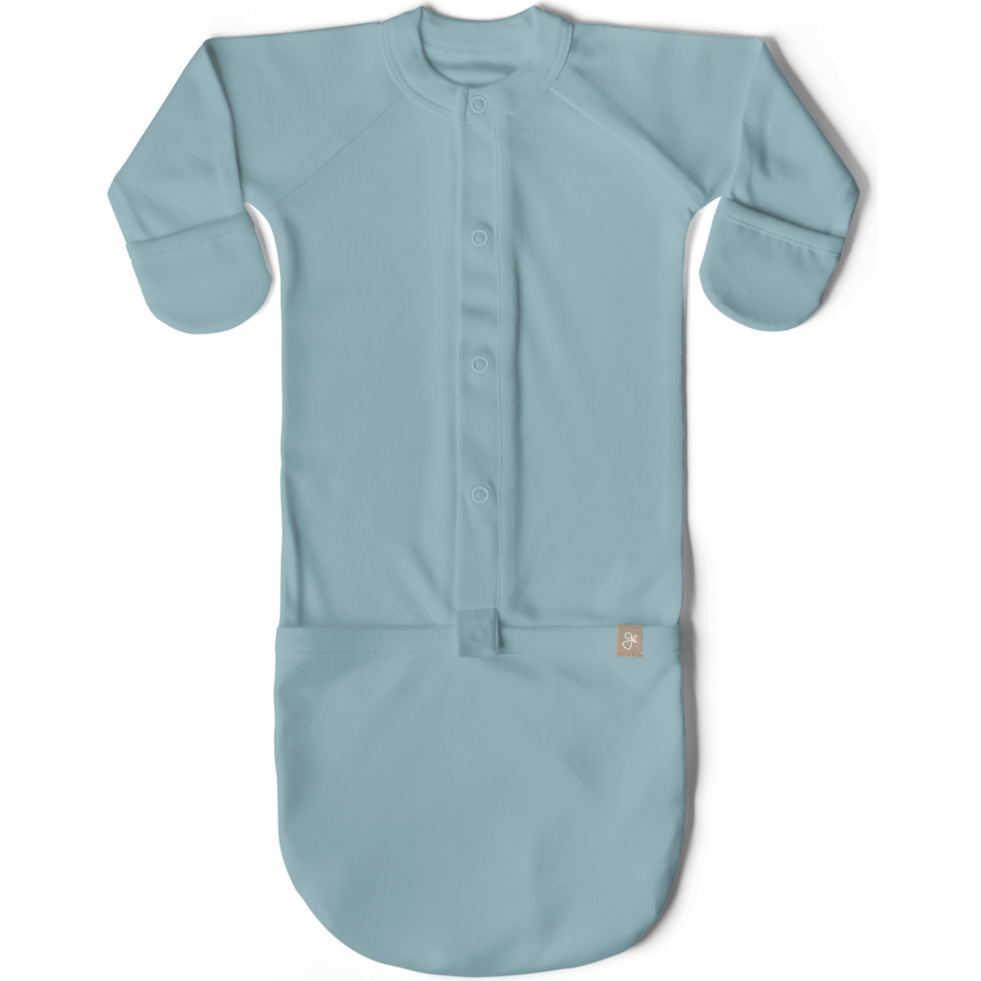 24 Hour Convertible Sleeper Baby Gown, Poolside - Nightgowns - 1