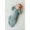 24 Hour Convertible Sleeper Baby Gown, Poolside - Nightgowns - 2