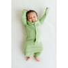 24 Hour Convertible Sleeper Baby Gown, Matcha - Nightgowns - 2