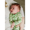 24 Hour Convertible Sleeper Baby Gown, Cabana Green - Nightgowns - 3