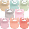 Baby Quin Drooling Teething Bibs, Muted Pastel (Pack of 8) - Bibs - 1 - thumbnail