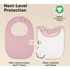 Baby Quin Drooling Teething Bibs, Muted Pastel (Pack of 8) - Bibs - 3