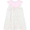 Little Princess Elizabeth Floral Petal Cotton Baby Dress, Pink - Dresses - 1 - thumbnail