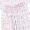 Little Princess Lilibet Hand Smocked Embroidered Girls Dress, Pink - Dresses - 3