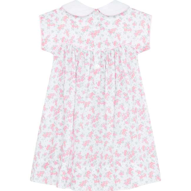 Little Princess Lilibet Hand Smocked Embroidered Baby Dress, Pink - Dresses - 2