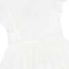 Little Princess Catherine Embroidered Cotton Girls Dress, White - Dresses - 3