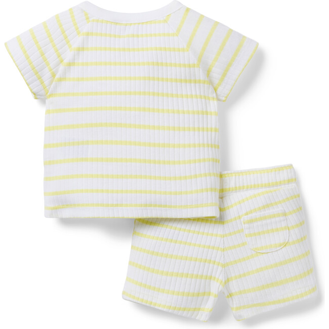 Baby Striped Ribbed Matching Set