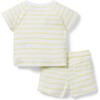 Baby Striped Ribbed Matching Set - Mixed Apparel Set - 2