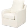 Reese Eco-Linen Slip Cover Swivel Glider, Ivory - Nursery Chairs - 1 - thumbnail