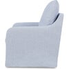 Reese Eco-Linen Slip Cover Swivel Glider, Chambray - Nursery Chairs - 3