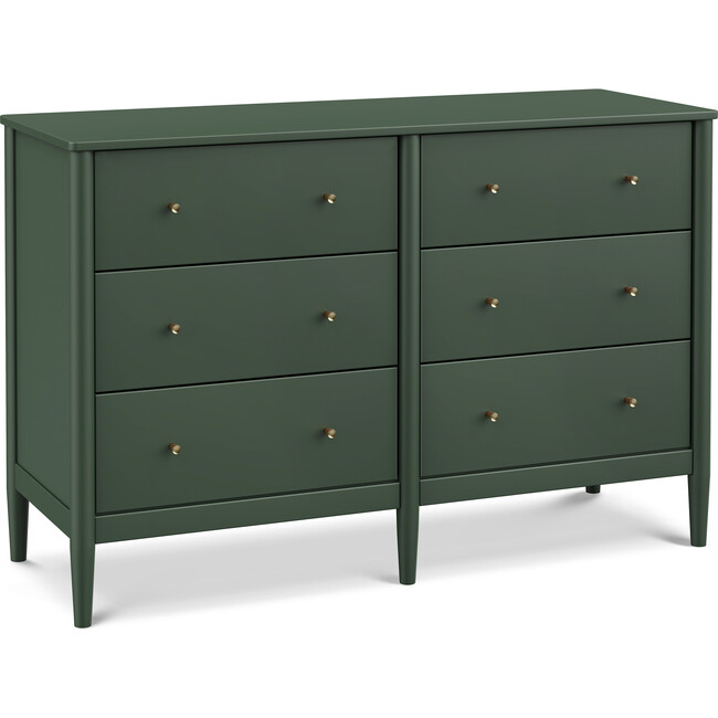 Frem 6-Drawer Dresser, Forest Green