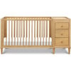 Marley 3-In-1 Crib & Changer Combo, Honey - Cribs - 2