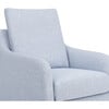 Reese Eco-Linen Slip Cover Swivel Glider, Chambray - Nursery Chairs - 4