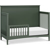 Frem 4-In-1 Convertible Crib, Forest Green - Cribs - 4