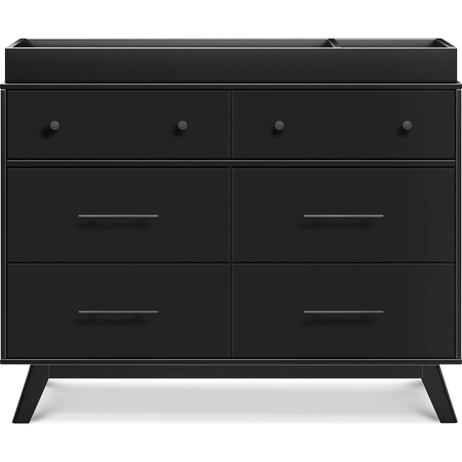 Otto 6-Drawer Dresser, Ebony - Dressers - 4