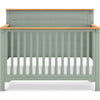 Shea 4-In-1 Convertible Crib, Light Sage & Honey - Cribs - 4