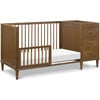 Marley 3-In-1 Crib & Changer Combo, Walnut - Cribs - 3