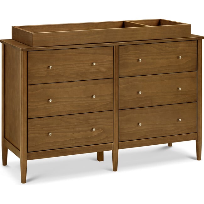 Frem 6-Drawer Dresser, Walnut - Dressers - 3