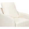 Reese Eco-Linen Slip Cover Swivel Glider, Ivory - Nursery Chairs - 5