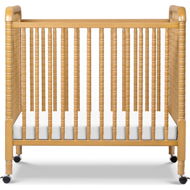 Jenny Lind 3-In-1 Convertible Mini Crib, Honey - Cribs - 3