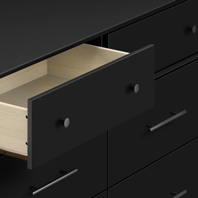 Otto 6-Drawer Dresser, Ebony - Dressers - 5