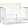 Shea 4-In-1 Convertible Crib, Warm White & Honey - Cribs - 5