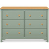 Shea 6-Drawer Dresser, Light Sage & Honey - Dressers - 4