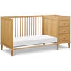 Marley 3-In-1 Crib & Changer Combo, Honey - Cribs - 4