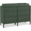 Frem 6-Drawer Dresser, Forest Green - Dressers - 4