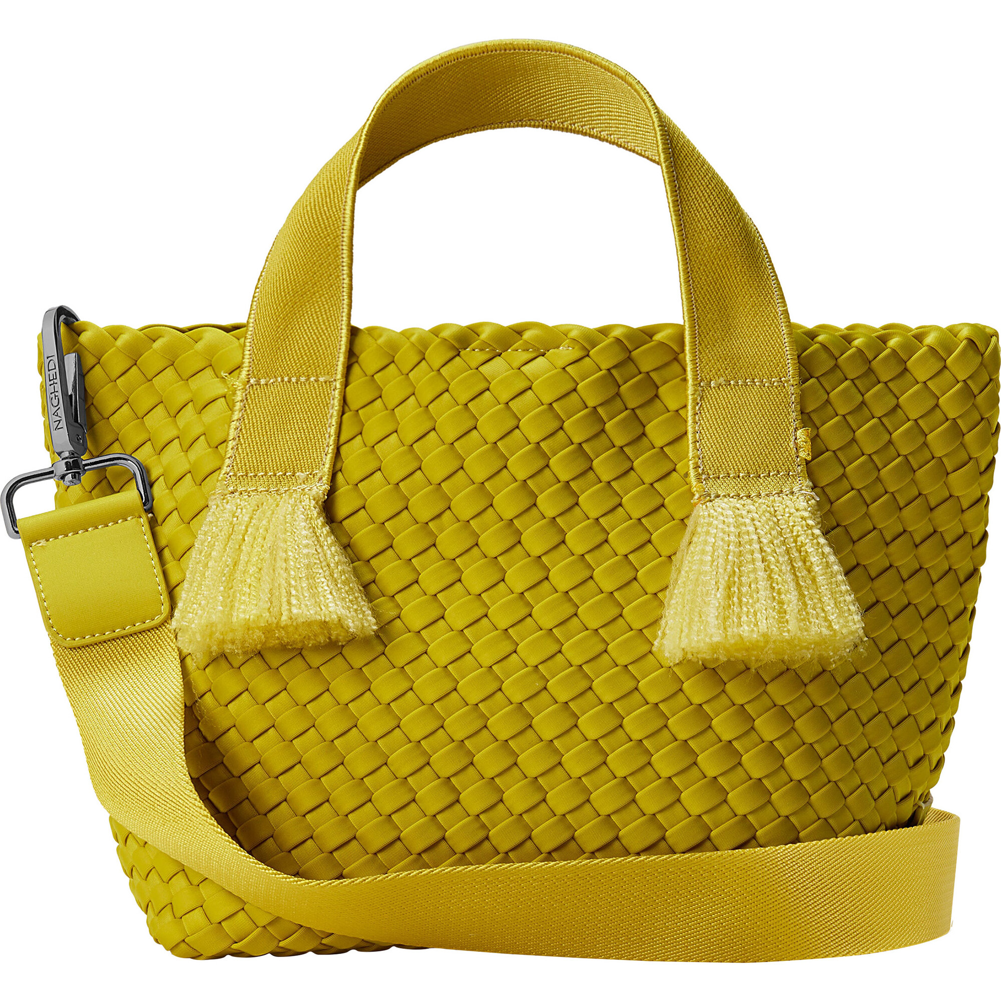 Women's Tulum Small Handwoven Tote, Ochre - OS - Bags - 1