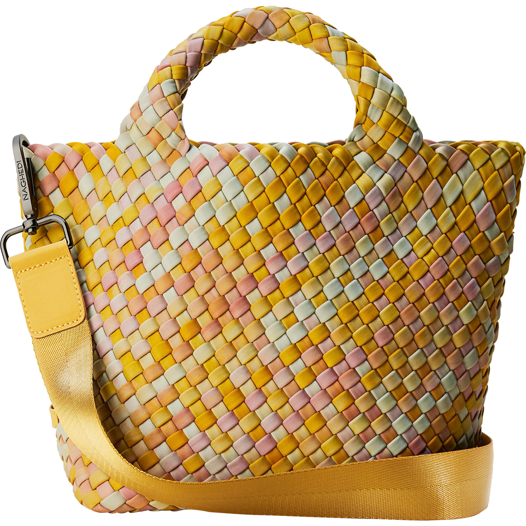 Women's St. Barths Small Handwoven Tote Watercolor, Saffron