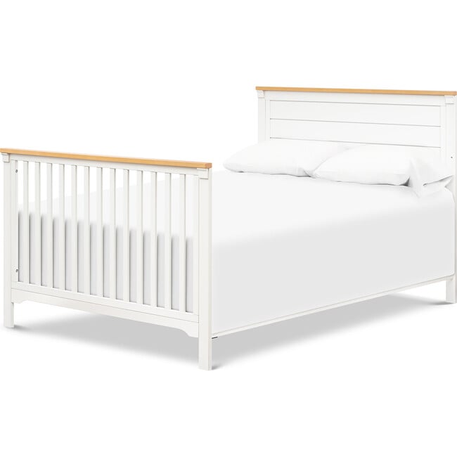 Shea 4-In-1 Convertible Crib, Warm White & Honey - Cribs - 7