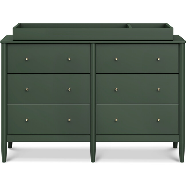 Frem 6-Drawer Dresser, Forest Green - Dressers - 5