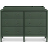 Frem 6-Drawer Dresser, Forest Green - Dressers - 5